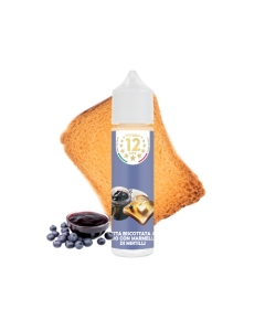 VITTORIA VAPE - CREAM N12 FETTA BISCOTTATA E MARMELLATA DI MIRTILLO - MINI SHOT 10+10