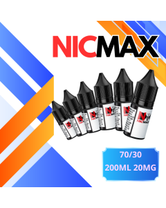 NIC MAX - BASE NEUTRA 70/30 DA 200ML A 20MG DI NICOTINA