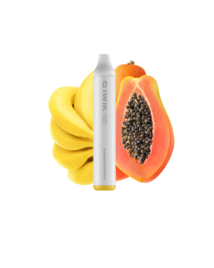 IWIK MAX - USA E GETTA 2500 PUFF 6.5ML - BANANA PAPAYA 0MG