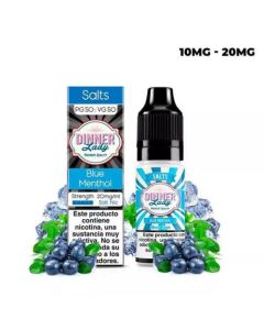 DINNER LADY - LIQUIDO 10ML BLUEBERRY MENTHOL 10MG DI NICOTINA