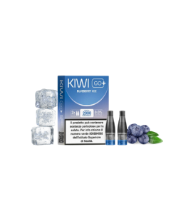 KIWI VAPOR - 2 PEZZI POD PRECARICATA KIWI GO PLUS BLUEBERRY ICE 20MG NICOTINA 