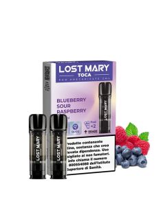 LOST MARY - POD PRECARICATA BLUEBERRY SOUR RASPBERRY 20MG DI NICOTINA - 2PZ 