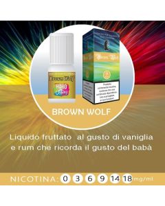LOP - LIQUIDO 10ML BROWN WOLD 0MG NICOTINA