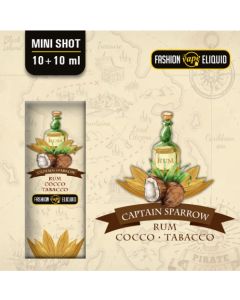 FASHION VAPE - CAPTAIN SPARROW - MINI SHOT 10+10