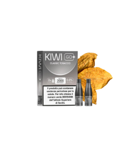 KIWI VAPOR - 2 PEZZI POD PRECARICATA KIWI GO PLUS CLASSIC TOBACCO 20MG NICOTINA 