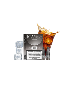 KIWI VAPOR - 2 PEZZI POD PRECARICATA KIWI GO PLUS COLA ICE 20MG NICOTINA 