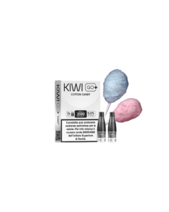 KIWI VAPOR - 2 PEZZI POD PRECARICATA KIWI GO PLUS COTTON CANDY 20MG NICOTINA 