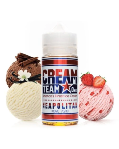 THE CREAM TEAM BY MONSTER VAPE LABS - NEAPOLITAN 120ML 