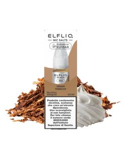ELFLIQ - CREAM TOBACCO DA 10ML A 10MG DI NICOTINA