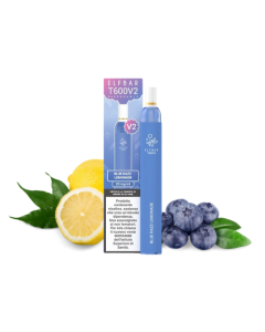 ELF BAR - USA E GETTA T600 V2 - BLUE RAZZ LEMONADE 20MG NICOTINA 