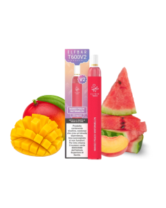 ELF BAR - USA E GETTA T600 V2 - MANGO PEACH WATERMELON 20MG NICOTINA 