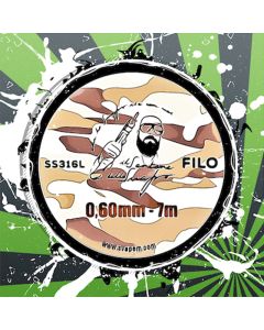 FILO BY IL SANTONE DELLO SVAPO FILO RESISTIVO SS316 0.6MM - 7M