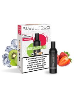 VAPORART - BUBBLE DUO 1PZ POD PRECARICATE FRAGOLA KIWI