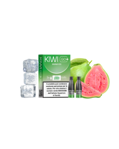 KIWI VAPOR - 2 PEZZI POD PRECARICATA KIWI GO PLUS GUAVA ICE 20MG NICOTINA 