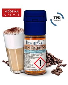 FLAVOURART - LIQUIDO 10ML ITALIAN RELAX 0MG NICOTINA