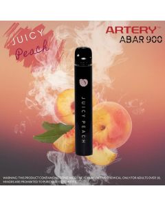 ARTERY - POD 900 USA E GETTA ABAR JUICY PEACH (SOFT PINK BLAST) 0MG