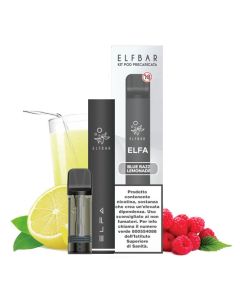 ELF BAR - KIT ELFA CON POD BLUE RAZZ LEMNADE PRECARICATA 20MG NICOTINA 