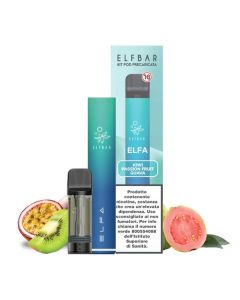ELF BAR - KIT ELFA CON POD PASSION FRUIT GUAVA PRECARICATA 20MG NICOTINA 
