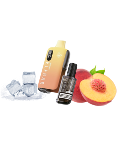 ELF BAR - KIT ELFLIQ EB6000 SHAKING PEACH ICE 20MG NICOTINA 
