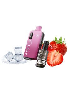 ELF BAR - KIT ELFLIQ EB6000 SHAKING STRAWBERRY ICE 20MG NICOTINA 