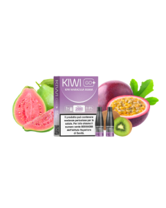 KIWI VAPOR - 2 PEZZI POD PRECARICATA KIWI GO PLUS MARACUJA GUAVA 20MG NICOTINA 
