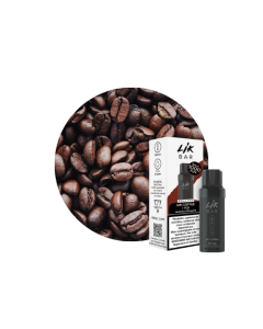 LIKBAR - 1 PZ POD PRECARICATA 1000 TIRI - 10MG DI NICOTINA MR COFFEE