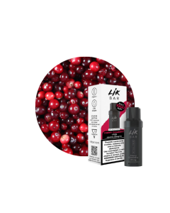 LIKBAR - 1 PZ POD PRECARICATA 1000 TIRI - 20MG DI NICOTINA CHERRY CRAMBERRY