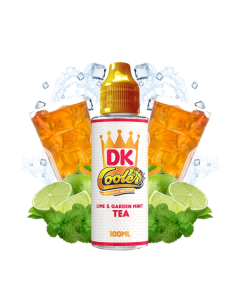 DK COOLER BY DONUT KING - LIME AND GARDEN MINT TEA 120ML 