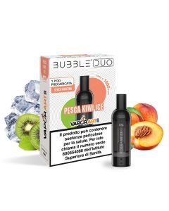 VAPORART - BUBBLE DUO 1PZ POD PRECARICATE PESCA KIWI ICE