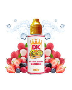 DK COOLER BY DONUT KING - RED BERRY AND LYCHEE 120ML 
