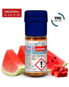 FLAVOURART - LIQUIDO 10ML RED SUMMER 18MG NICOTINA