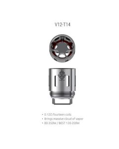 SMOK - COIL V12-T14 PER ATOMIZZATORE TFV12 DA 0,12OHM - 3 PEZZI