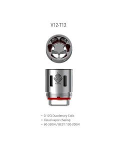 SMOK - COIL T12 PER ATOM. TFV12 DA 0,12OHM - 3 PEZZI