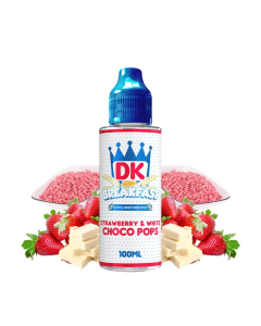 DK BREAKFAST BY DONUT KING - STRAWBERRY & WHITE CHOCO POPS 120ML 