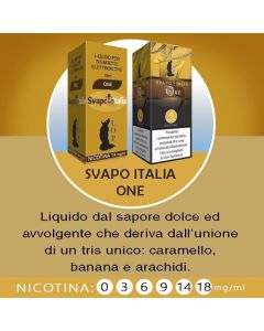 LOP - LIQUIDO 10ML SVAPO ITALIA ONE 6MG NICOTINA