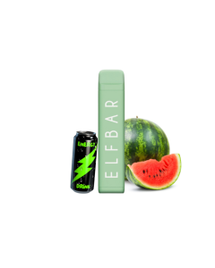 ELF BAR - USA E GETTA NC600 - WATERMELON ELFBULL 20MG NICOTINA