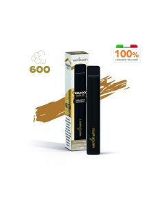 VAPORART - USA E GETTA 600 - TOBACCO GOLD 0MG DI NICOTINA