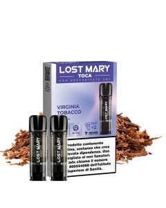 LOST MARY - POD PRECARICATA TABACCO VIRGINIA 20MG DI NICOTINA - 2PZ 