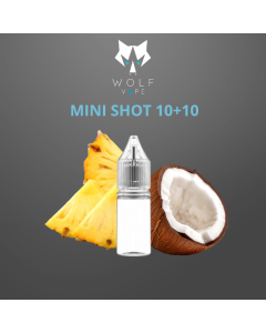 WOLF VAPE - ANANAS E COCCO - MINI SHOT 10+10