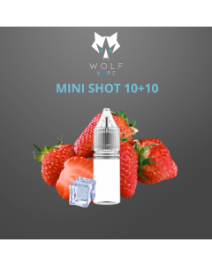 WOLF VAPE - FRAGOLA ICE - MINI SHOT 10+10