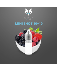 WOLF VAPE - FRUTTI DI BOSCO MENTA - MINI SHOT 10+10