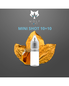 WOLF VAPE - TABACCO E MIELE - MINI SHOT 10+10