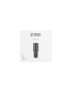 ZOE - 2 PZ DRIP TIP IN PLASTICA - NERO