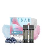 ELF BAR - POD PRECARICATA - 2PZ BLUEBERRY COTTON CANDY 20MG NICOTINA 