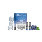 KIWI VAPOR - 2 PEZZI POD PRECARICATA KIWI GO PLUS BLUEBERRY ICE 0MG NICOTINA 